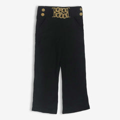 Pretty Girl Black Flapper Trouser